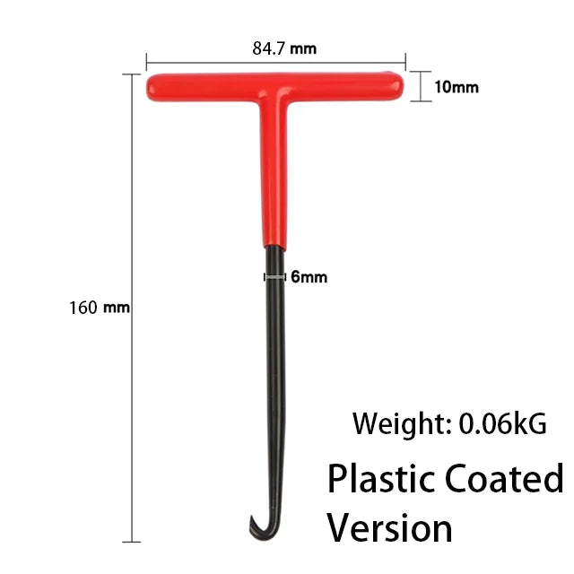 ISGTDRM Motorcycle Exhaust Spring Hook T Shaped Handle Exhaust Pipe Spring Puller Installer Hook Repair Tool for Springs Removal