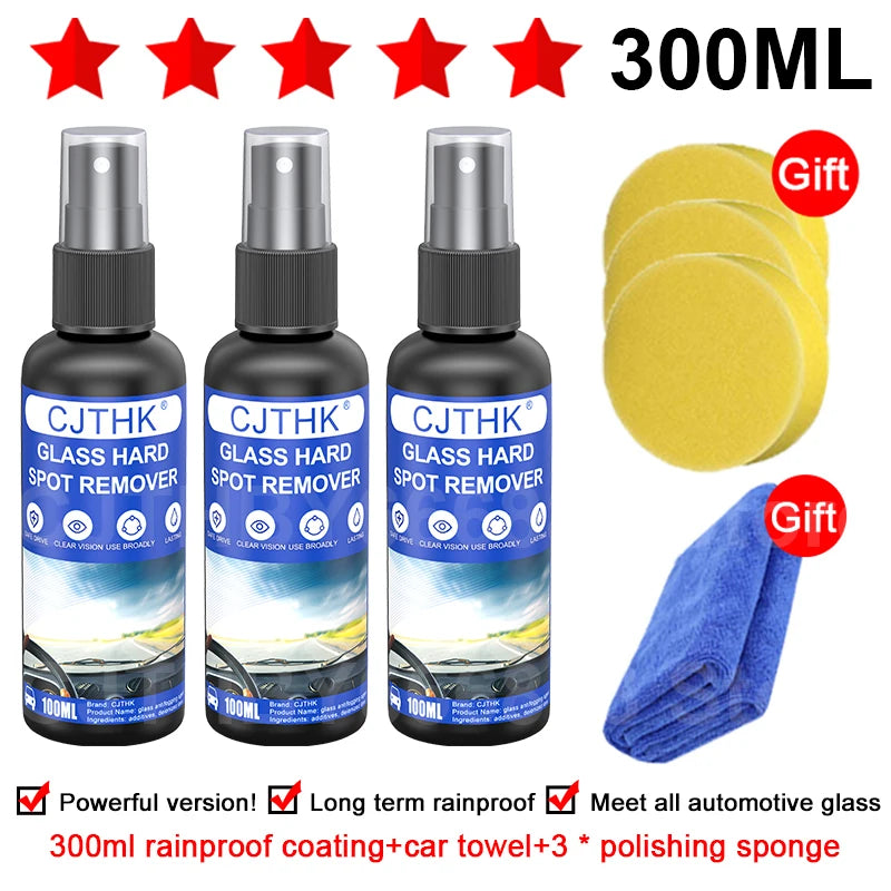 Cars Glass Anti-Rain Spray Auto Water repellent Coating Agent Waterproof Rainproof Anti-fog Glass Cleaner Auto Windshield Clear