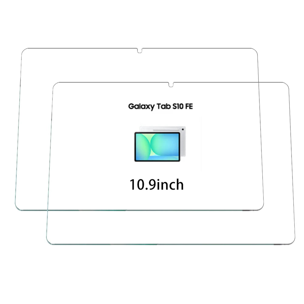 2PCS For Samsung Galaxy Tab S9FE S10FE S9FE+ S10FE plusTempered Glass Screen Protector Tablet HD Protective Glass Film