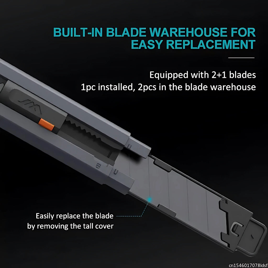 Mini Multifunction Utility Knife Carbon Steel Blade Safety Lock Stretch Pocket Professional Paper Cutter Household Manual Tool