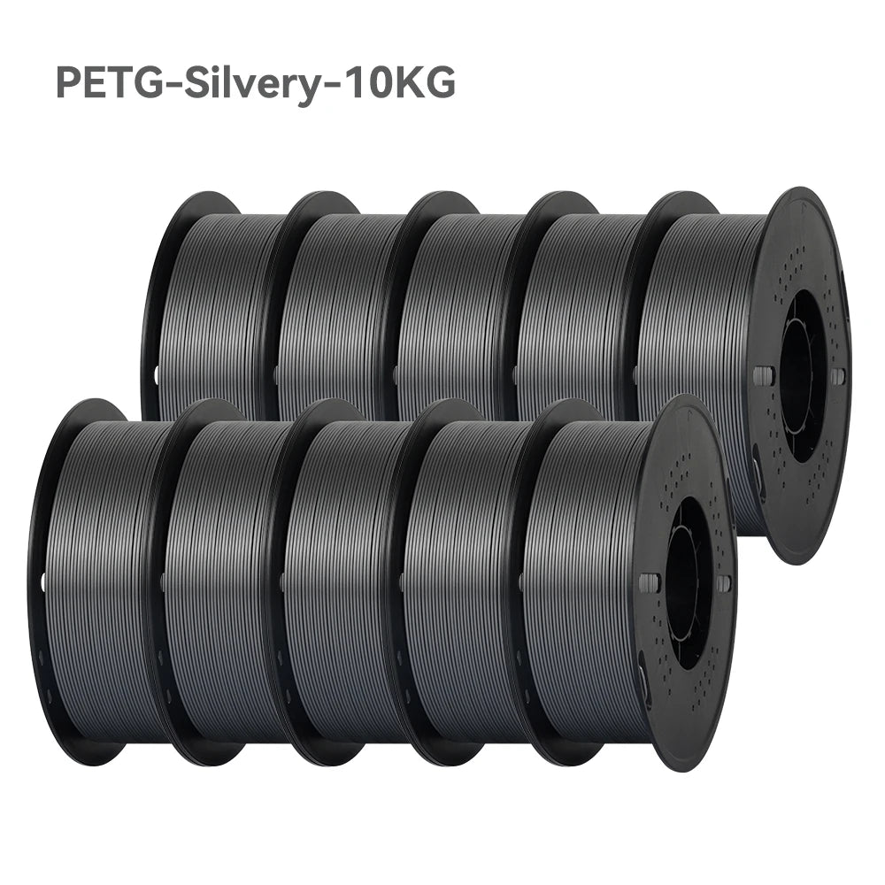 KINGROON 22LBS PETG or PLA filament 3D Printer Filament 10 Rolls 1KG 1.75MM Eco-Friendly Good Toughness Mix Color Free Shipping