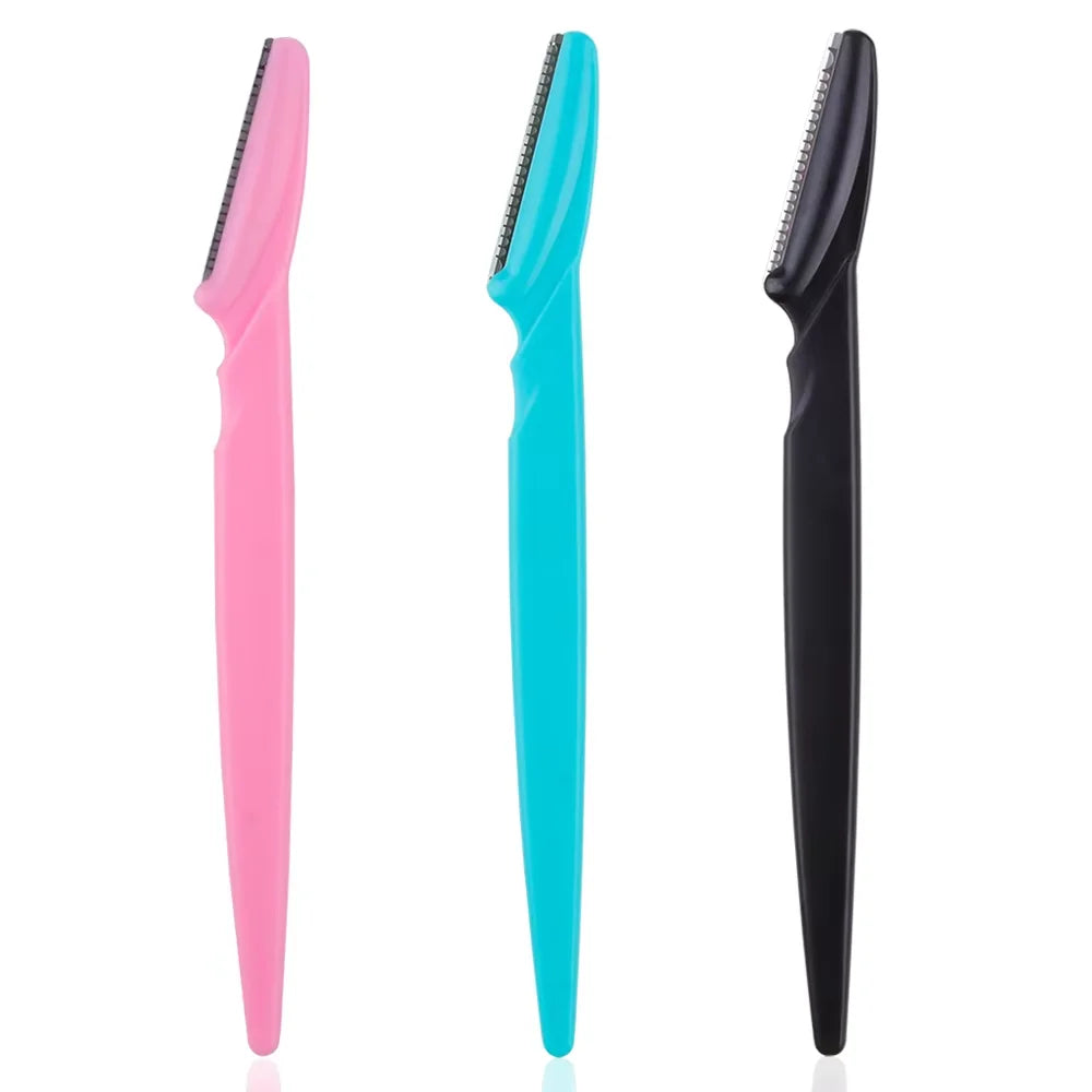 3/4/10Pcs Eyebrow Trimmer Face Blade Shaver Portable Eye Brow Epilation Hair Removal Safety Eyebrow Cutting Woman Makeup Tools