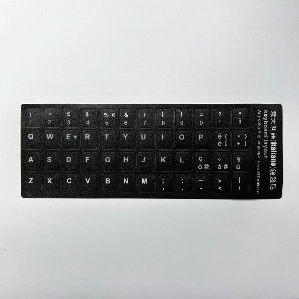 English Spanish Italian Korean French Deutsch Keyboard Stickers Frosted PVC Language Keyboard Sticker For Laptop Desktop PC