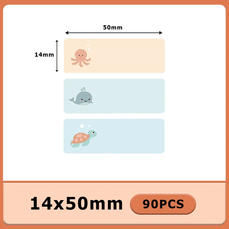 1Roll P12 P15 Thermal Label Sticker 12mm*40mm tape Compatible Phomemo D30 Q30 Marklife P11 P50 L12 DELI Q2 Labeller