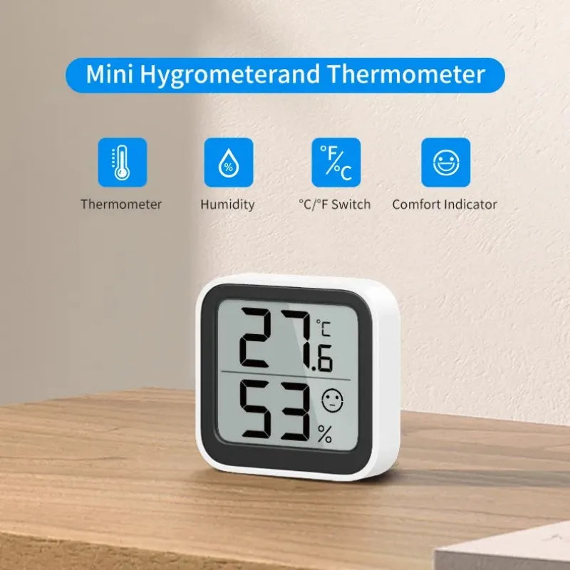 Electric Hygrometer Temperature Humidity Meter Accuracy Calibration LCD Temperature Sensor Indoor mini Thermometer