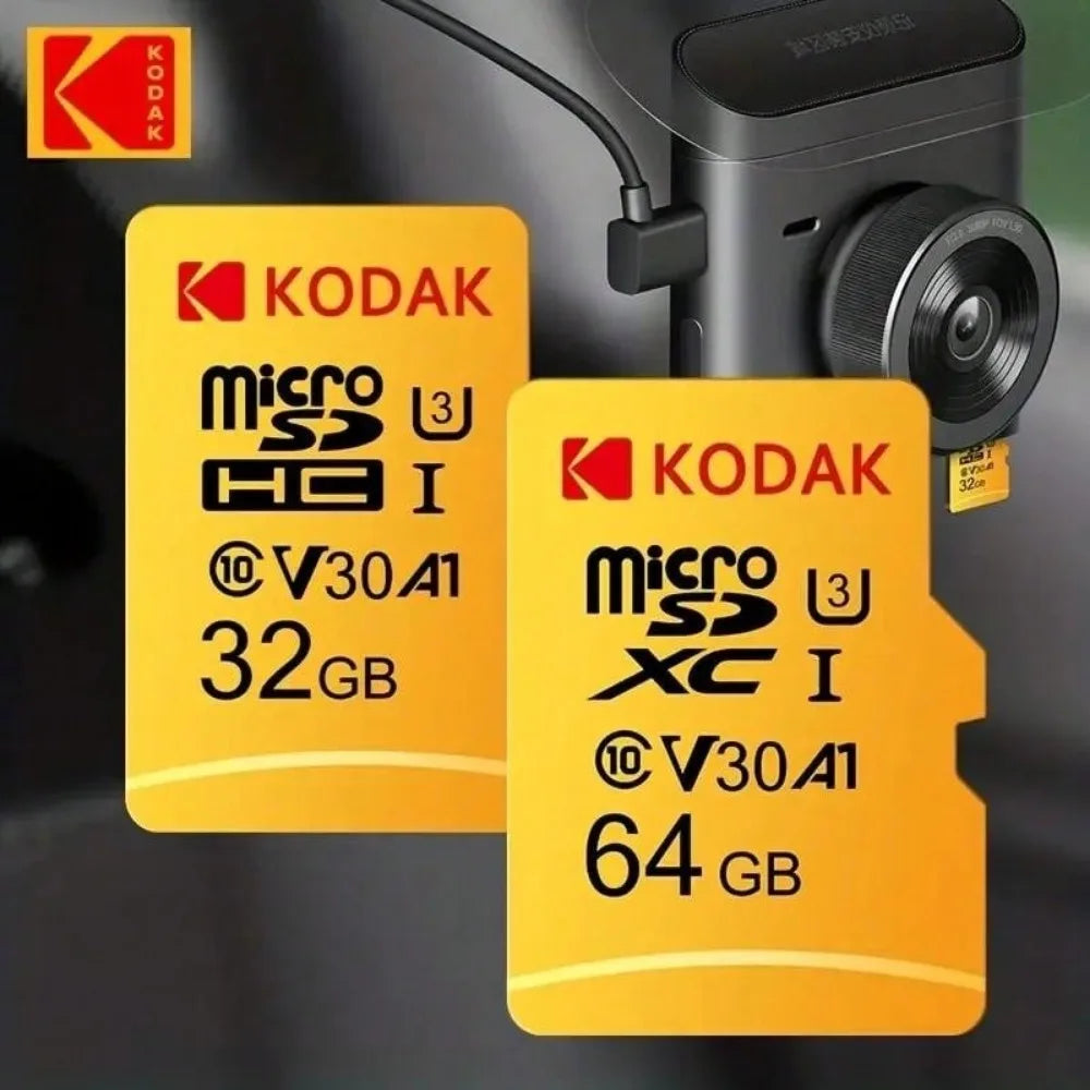 Kodak  Micro SD32GB-256GB Memory Card - High Speed Class 10 U3 UHS-I for Smartphones, Digital Cameras, Tablets and Drones