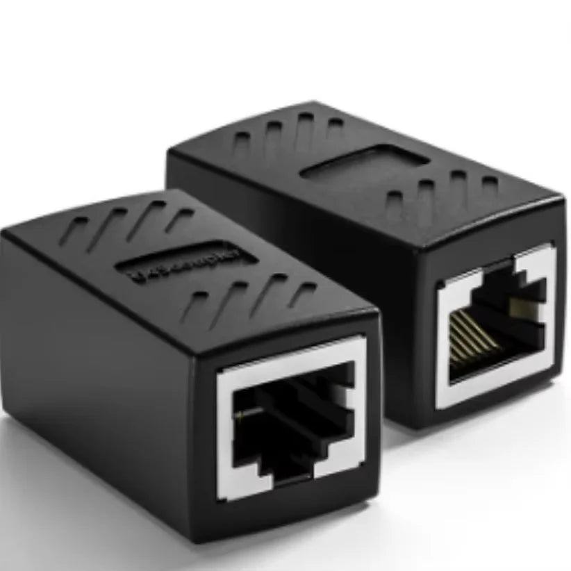 Ethernet Cable Extender,RJ45 cat 5 cat 6 cat6a Coupler, Extender Connector - Ethernet Coupler Female to Female