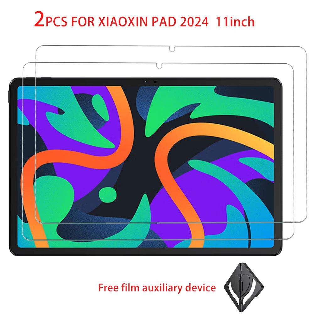 2PCS Tempered Glass For Lenovo Xiaoxin Pad Pro 12.7 2023 2024 2025 Screen Protector For Xiaoxin Pad 2024 11 inch Film