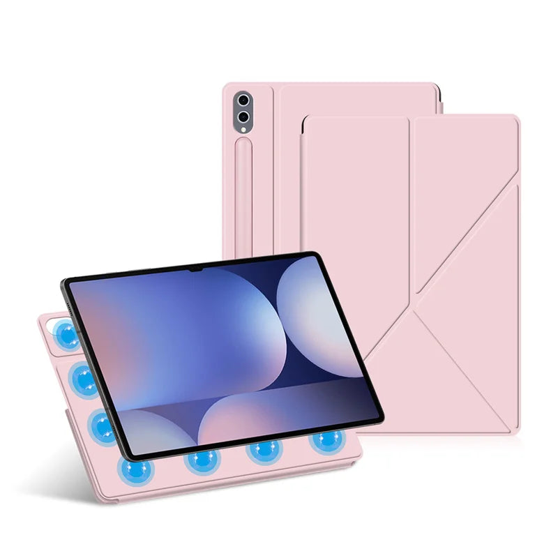 Magnetic Case For Samsung Galaxy Tab S10 Ultra 14.6 S10 FE Plus 13.1" S10+ S9+ 12.4" S9 FE 10.9 S8 S7 11 inch Tablet Smart Cover