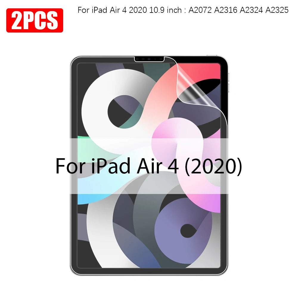 2PCS Paper Film Like For Ipad 10 10th Pro 13 M4 12.9 2025 Screen Protector For Ipad Air 11 5 4 M3 M2 A16 9th Generation Mini 6 7