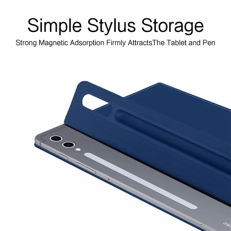 Magnetic Case For Samsung Galaxy Tab S10 Ultra 14.6 S10 FE Plus 13.1" S10+ S9+ 12.4" S9 FE 10.9 S8 S7 11 inch Tablet Smart Cover