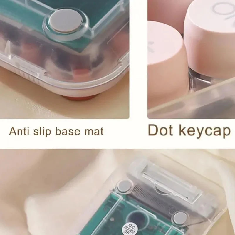 Circular Machine Calculators Large Display Mechanical Dot Keyboard Back To School Supplies Students/Finance Stationery