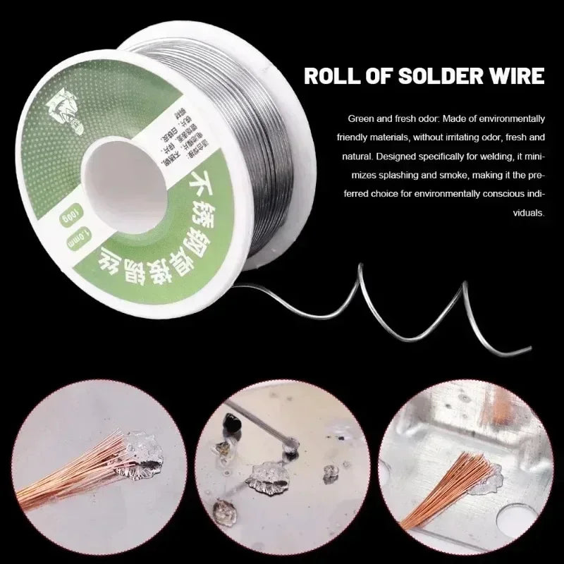 0.8mm 1.0mm 20g 50g 100g Soldering Tin Wire Tin Melt Rosin Core Solder Soldering Wire Roll No-clean FLUX 2.0%