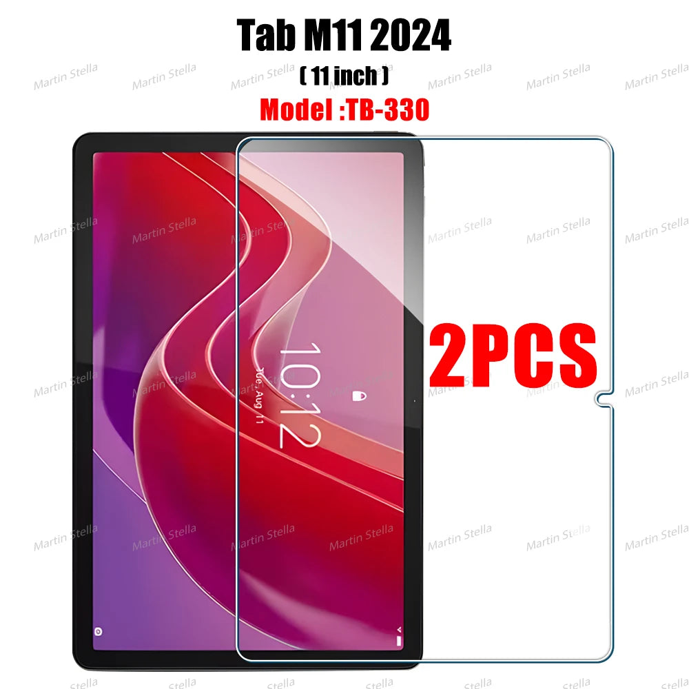 2PCS Screen Protector Tempered Glass for Lenovo Tab M10 Plus 3rd 2nd 1st Gen M11 P11 Pro Tablet Lenovo Film