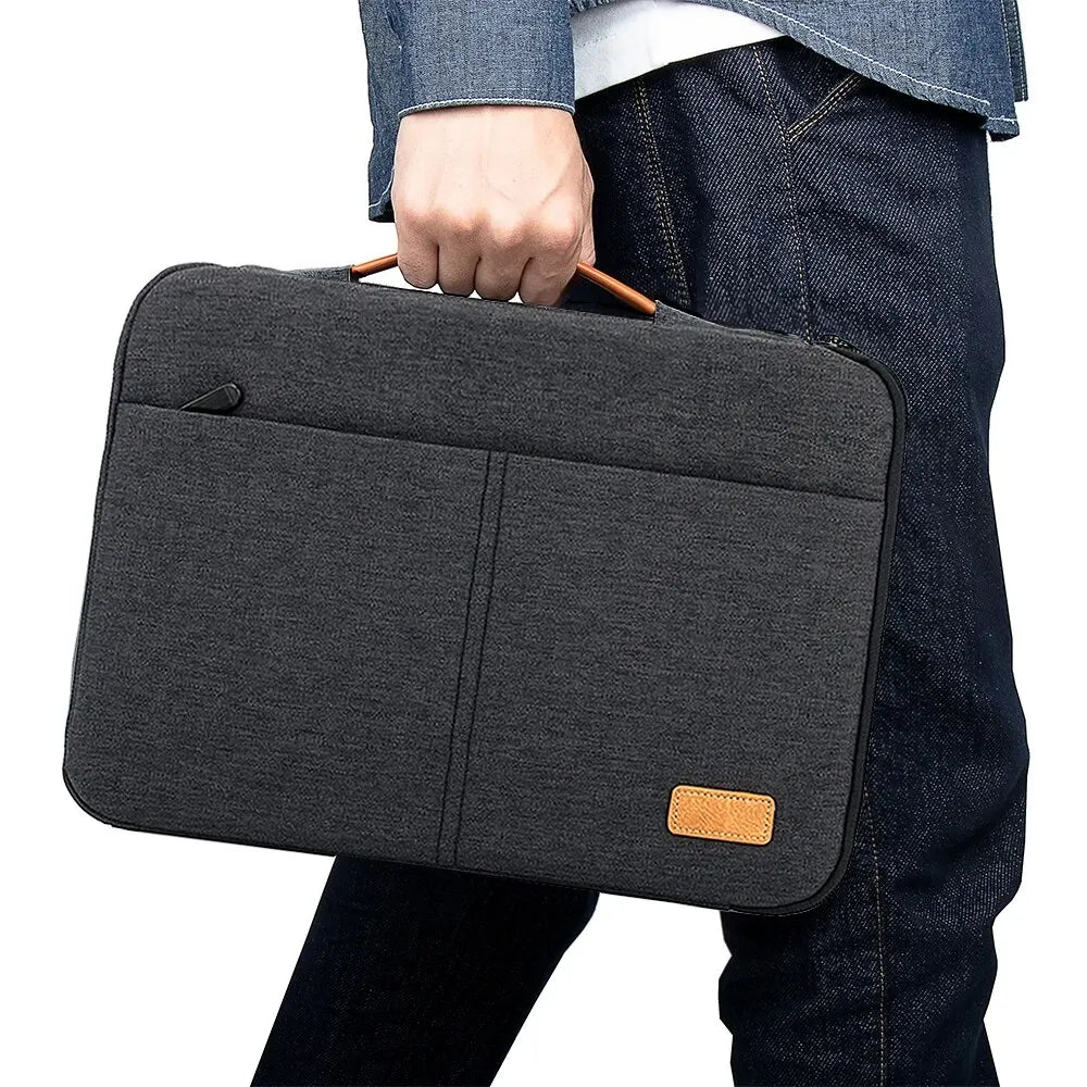 Protective Laptop Sleeve Case for 13.3 14 15.6 16 Inch New MacBook Pro M3 Max M2 M1 Slim Carrying Laptop Bag Men Women