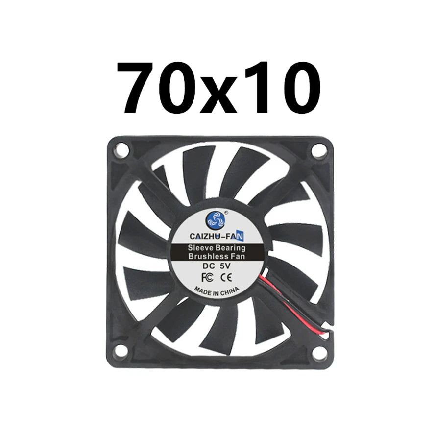 40MM 50MM 60MM 70MM 80MM 90MM 120MM Cooling Fan Brushless Motor Case Fan Quiet Fan With USB Cable