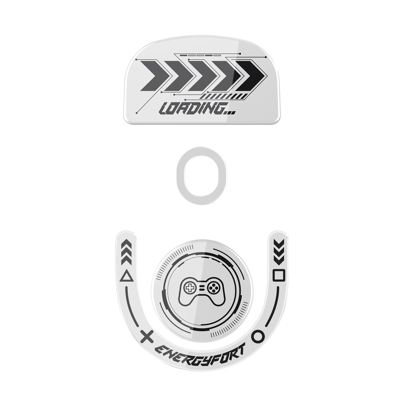 Mouse Feet Skates for Logitech G Pro X Superlight 2 Wireless Gaming Mouse Rounded Curved Edges Glass Mouse feet Replacement