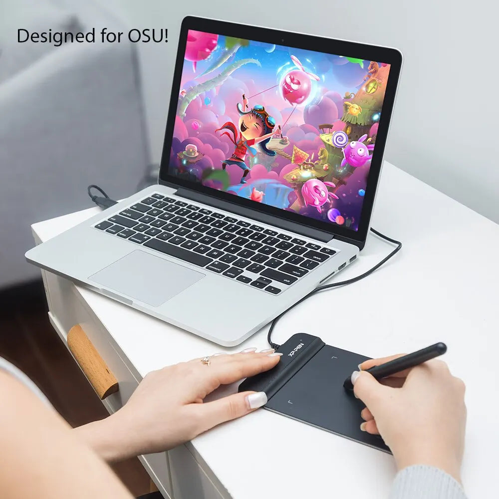 Drawing Tablet XPPen G430S Graphic Drawing Tablet with 8192 Levels Pressure Battery Free Stylus 4x3 Inch Tablet for Windows Mac