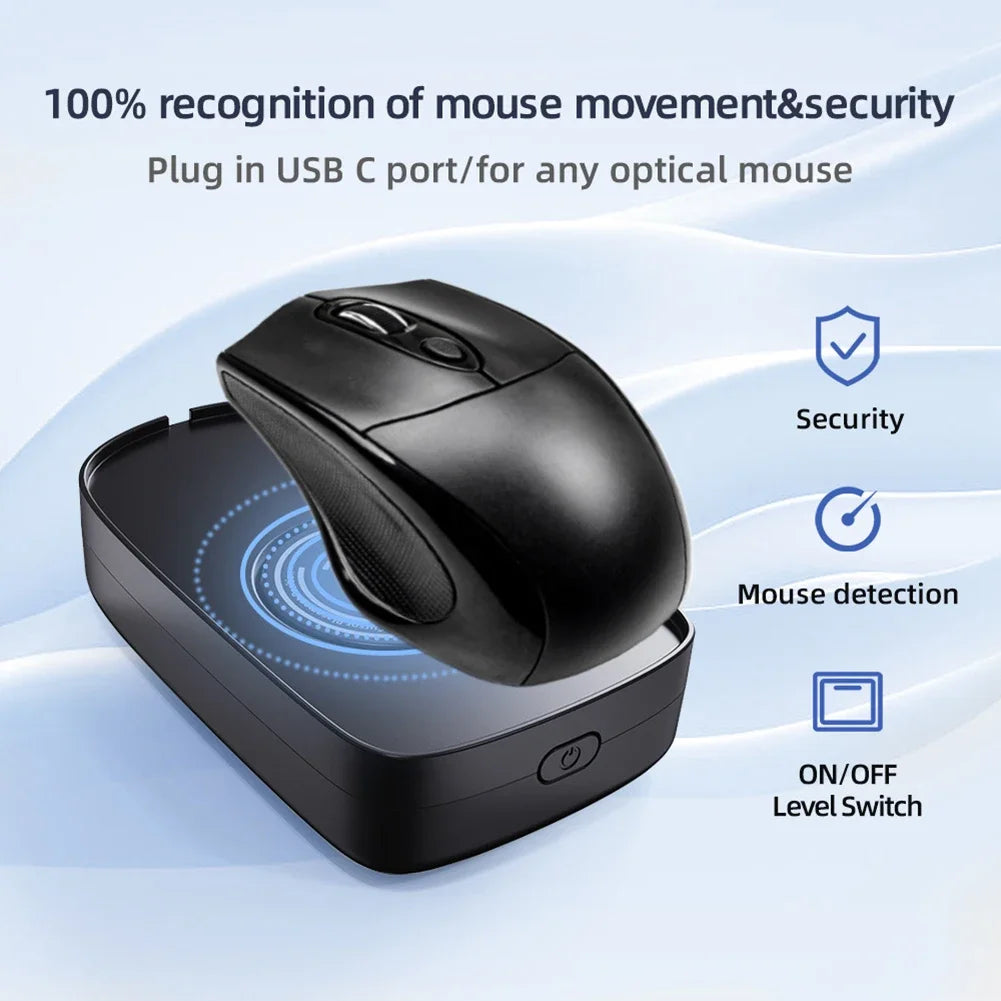 Jiggler USB Mouse Mover Anti-sleep Automatic Mouse Movement Simulator With ON/OFF Switch For Computer Awakening Keeps PC Active