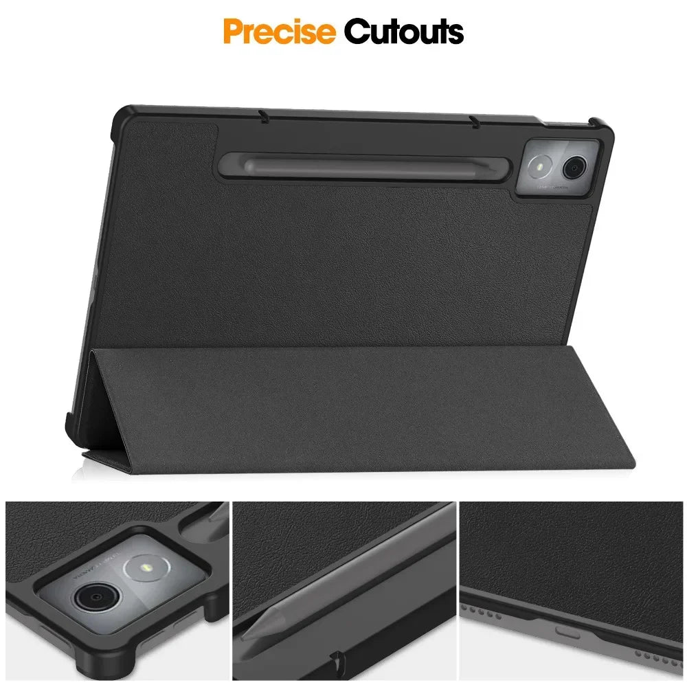 For Xiaoxin Pad Pro 12.7 2025 Tri-Folding Stand Smart Tablet Case for Lenovo XiaoxinPad Xiaoxin Pad Pro 12.7 2025 Cover funda