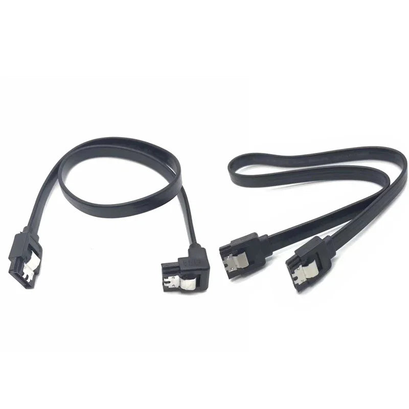 1/2PCS 50CM SATA 3.0 Data Cable High-speed Sata III Cable Adapter Connection Converter For SATA HDD SSD CD Drive Writer Desktop