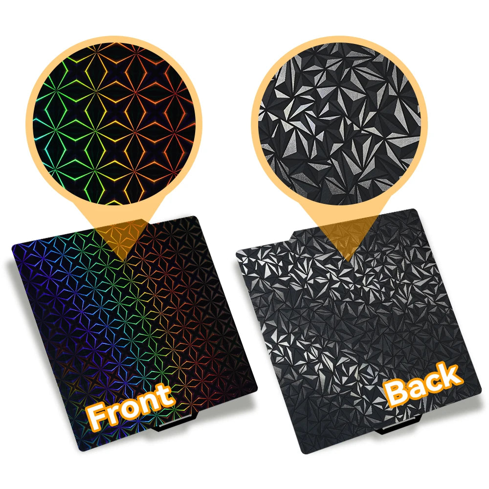 Bambu Lab Build Plate X1carbon PEI Plate smooth bamboo plate lab 257x257mm build plate A1 X1 For bambu lab P1S P1P smooth pei