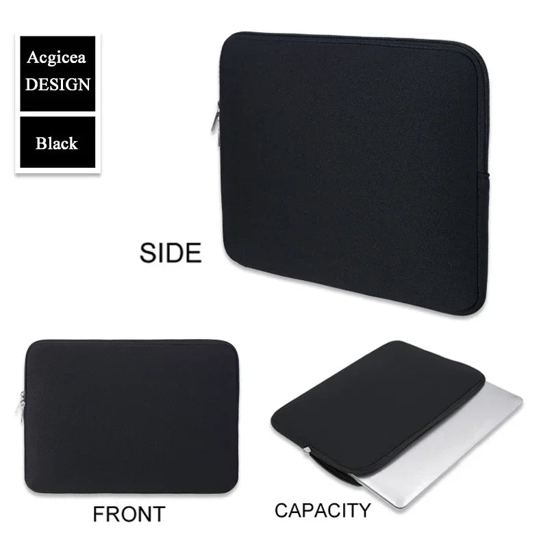 11-15.6 Inch Laptop Case Soft Bag Laptop Bag Office Travel Business For Macbook Air Pro For Xiaomi Lenovo Hp Dell Computer Case