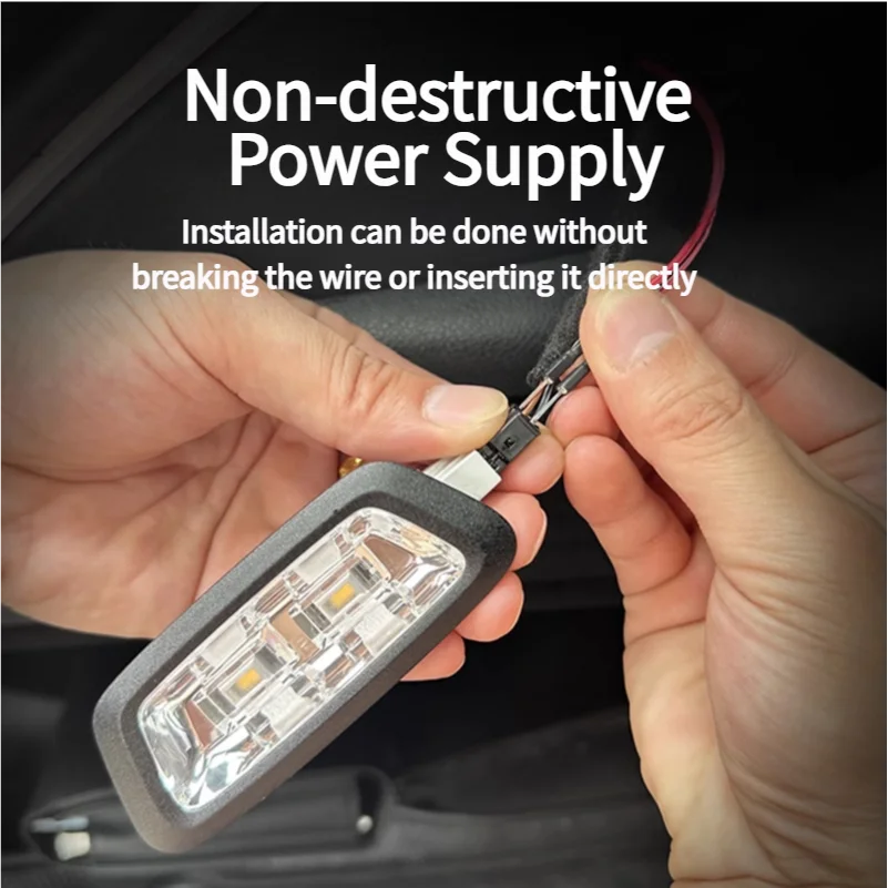 Car Trunk Ambient Light Strip for Suv Flexible PVC Automatic Led Light Strip Non-Destructive Installation Universal for 12V/24V