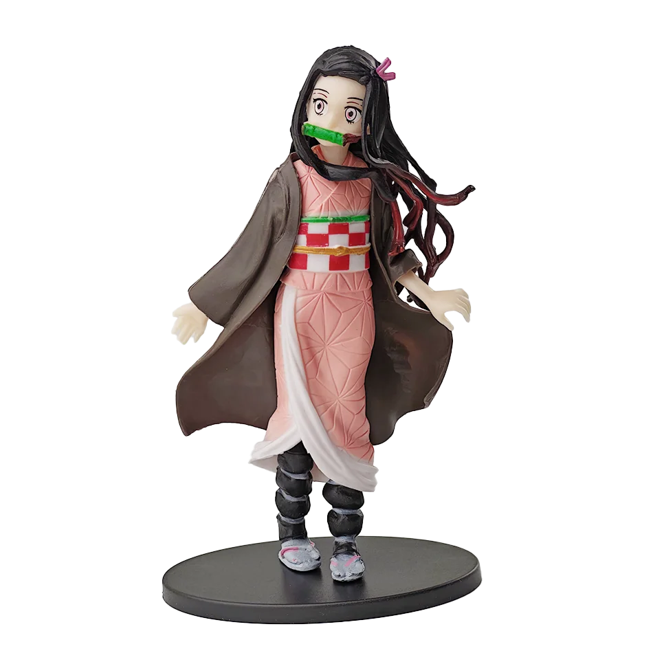 Hot Anime Demon Slayer Kimetsu no Yaiba Figure Kamado Tanjirou Action Figure Agatsuma Zenitsu Nezuko Warrior PVC Model Toys
