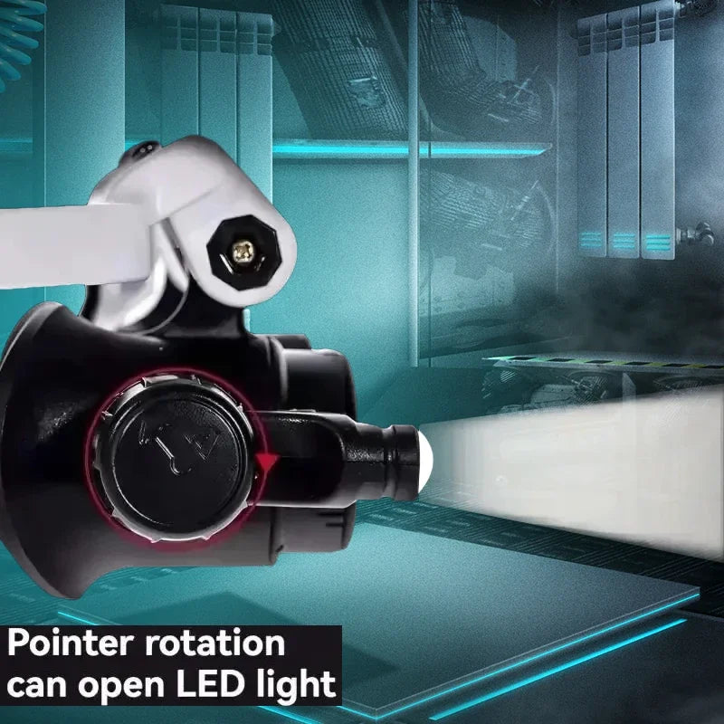 Magnifying Glass 8X/15X/23X Jeweler Watchmaker With LED Light Telescopic Headband Magnifier Glasses Reading Loupes Eyewear