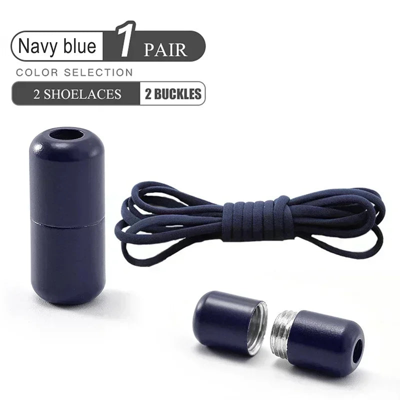 Elastic No Tie Shoelaces Semicircle Shoe Laces for Kids and Adult Sneakers Lazy Shoelace Quick Put on And Take Off Shoe Strings