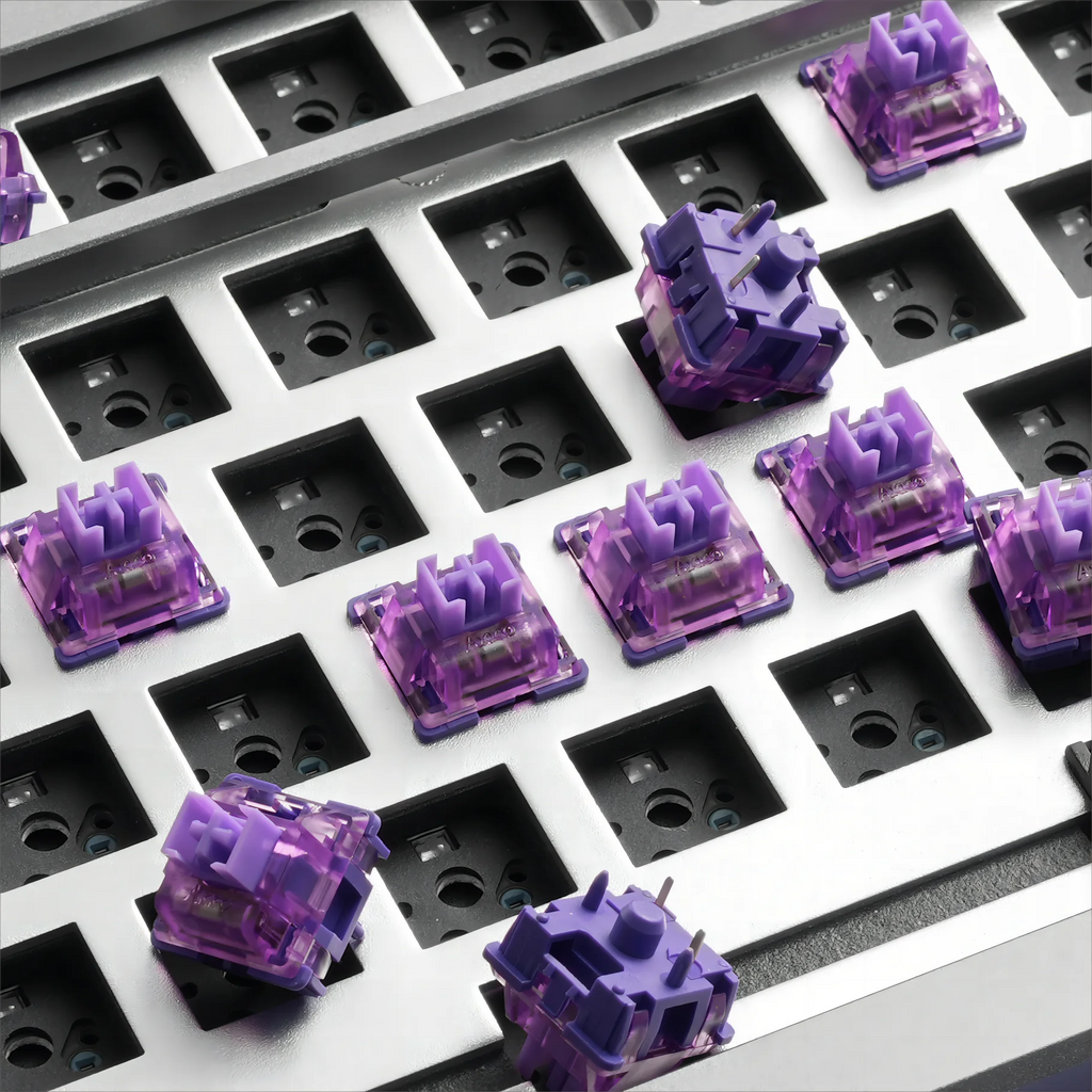 Akko V3 Pro Lavender Purple Switches 5 Pin 40gf Tactile Switch With Stable Dustproof Stem For Mx Mechanical Keyboard (45 pcs)