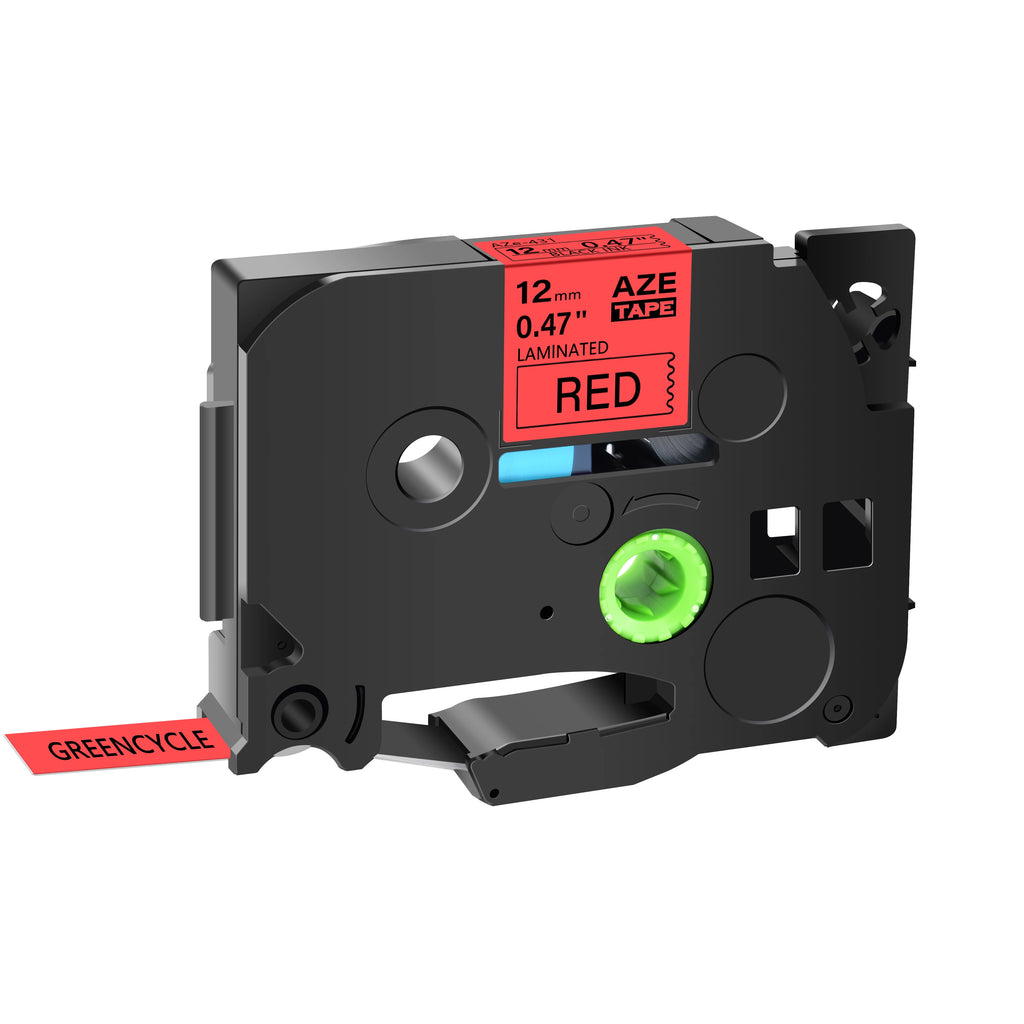 GREENCYCLE 1Pcs 6mm/9mm/12mm 231 Label Tape Compatible for Brother P-Touch Label Maker for TZ TZE 131 231 431 531 631 731 Ribbon