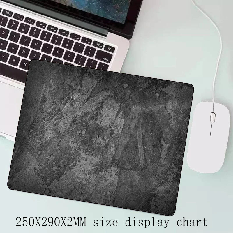 Gray mouse pad Large/Small overlocked mousepad xxl desktop keyboard table pad gray series game desk mat computer accessories