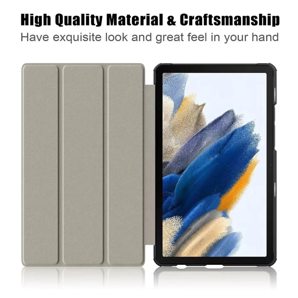 For Samsung Galaxy Tab A9 2023 Case 8.7 inch Magnetic Tri-Folding PU Leather Stand Cover for Galaxy Tab A9 SM-X110 X115 Tablet