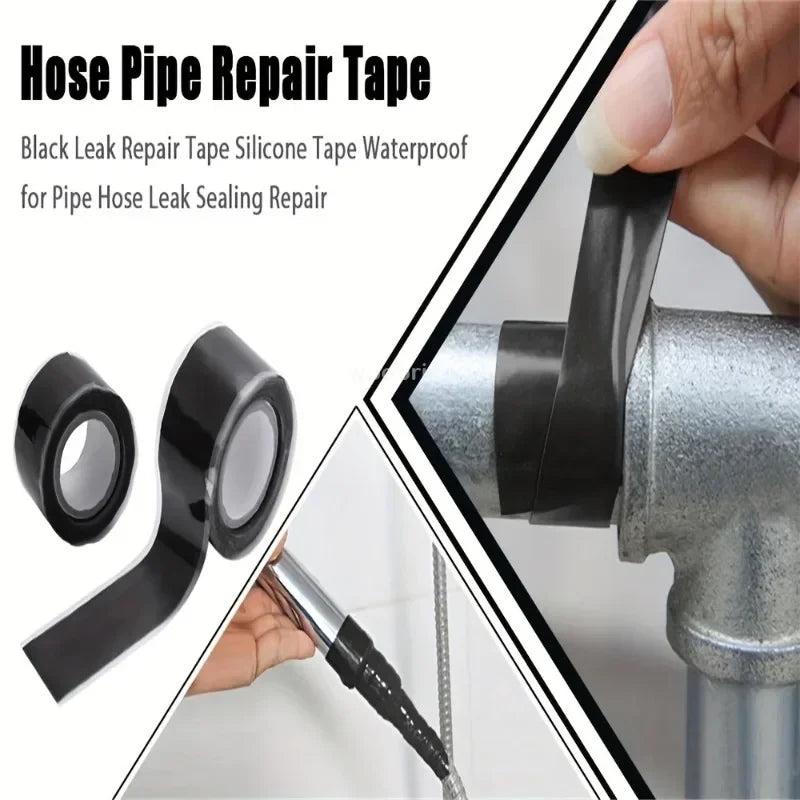 Self-adhesive Waterproof Tape Patch Seal Repair Stop Leak Proof Adhesive Tape for Bathroom Kitchen Shower Water Pipe Tape