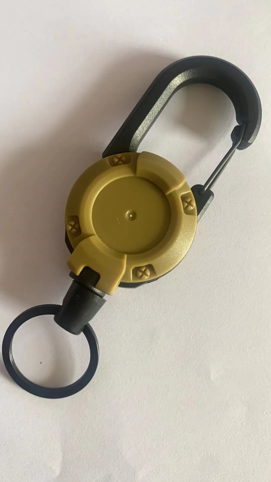 1/3Pcs Automatic Retractable Wire Rope Antitheft Easy-to-pull Buckle Rope Elastic Keychain Sporty Retractable Key Ring Anti Lost