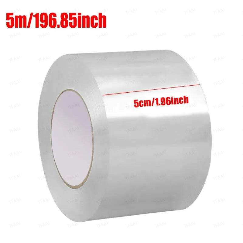 5M/10M Single Side Self-Adhesive Nano Tape Waterproof and Stain-Resistant Kitchen Bathroom Sink Caulk Strip Transparent Tape