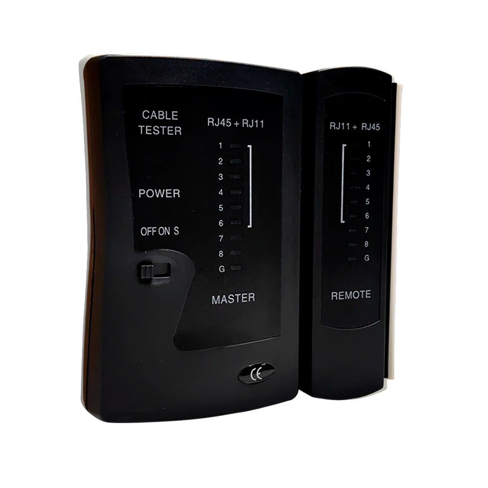 Network Ethernet Cable Tester for RJ11 RJ12 LAN RJ45 Cat5 Cat5e Cat6 Cat6a Cat7 UTP/ STP Shielded Cable and RJ11 RJ12 Telephone