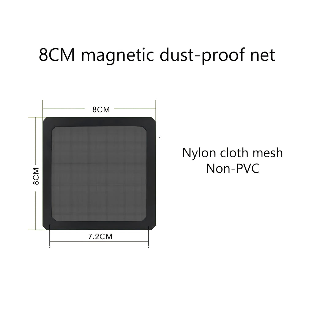 LDPCSJ 8cm 12cm 14cm PC Chassis Cooling Fan Dust Filter Magnet Dustproof Mesh Cover Computer Chassis Net Guard with Hole