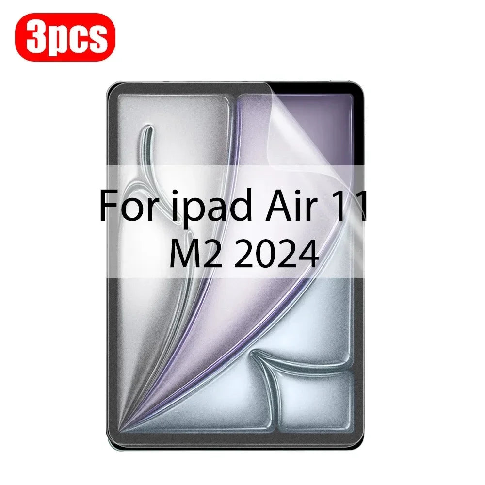 FASO 3Pcs Paper Feel Like Screen Protector For ipad Air 11 Pro 13 2024 10th 9th Generation 8 7 6 Air 5 4 Pro 11 12.9 10.5