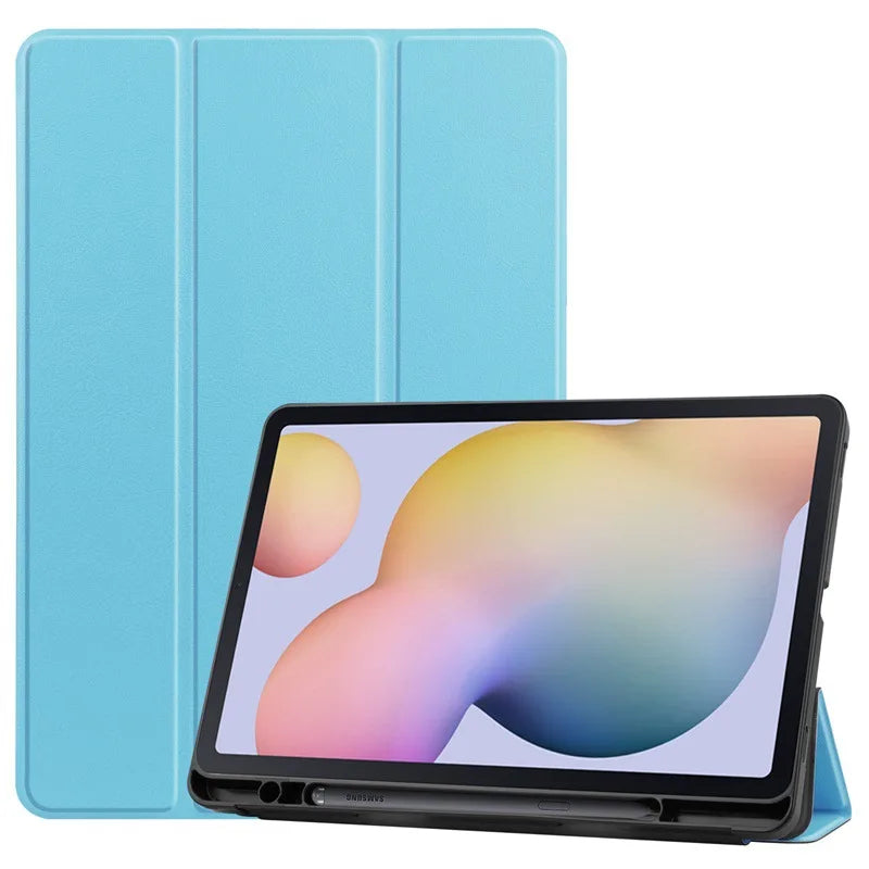 For Samsung Galaxy Tab S6 Lite 10.4 Stand Cover for Samsung Tab S6 Lite Case 2024 2022 2020 SM-P610 P620 P619 Pencil Holder Fund