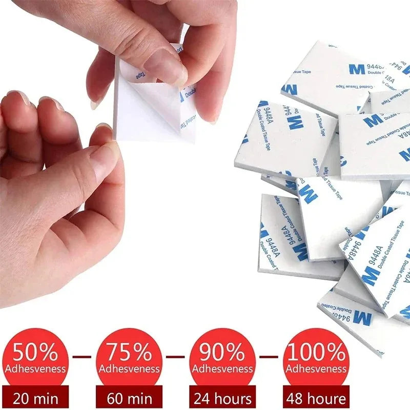 30pcs Double Sided Tape, Wall Tape Suitable For Home, Office, Car, Outdoor Use