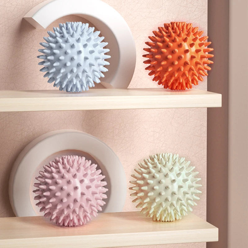 Hedgehog Massage Ball Yoga Fascia Ball Exercise Fitness Muscle Relaxation Massage Stick Shoulder Neck Leg Plantar Meridian Ball