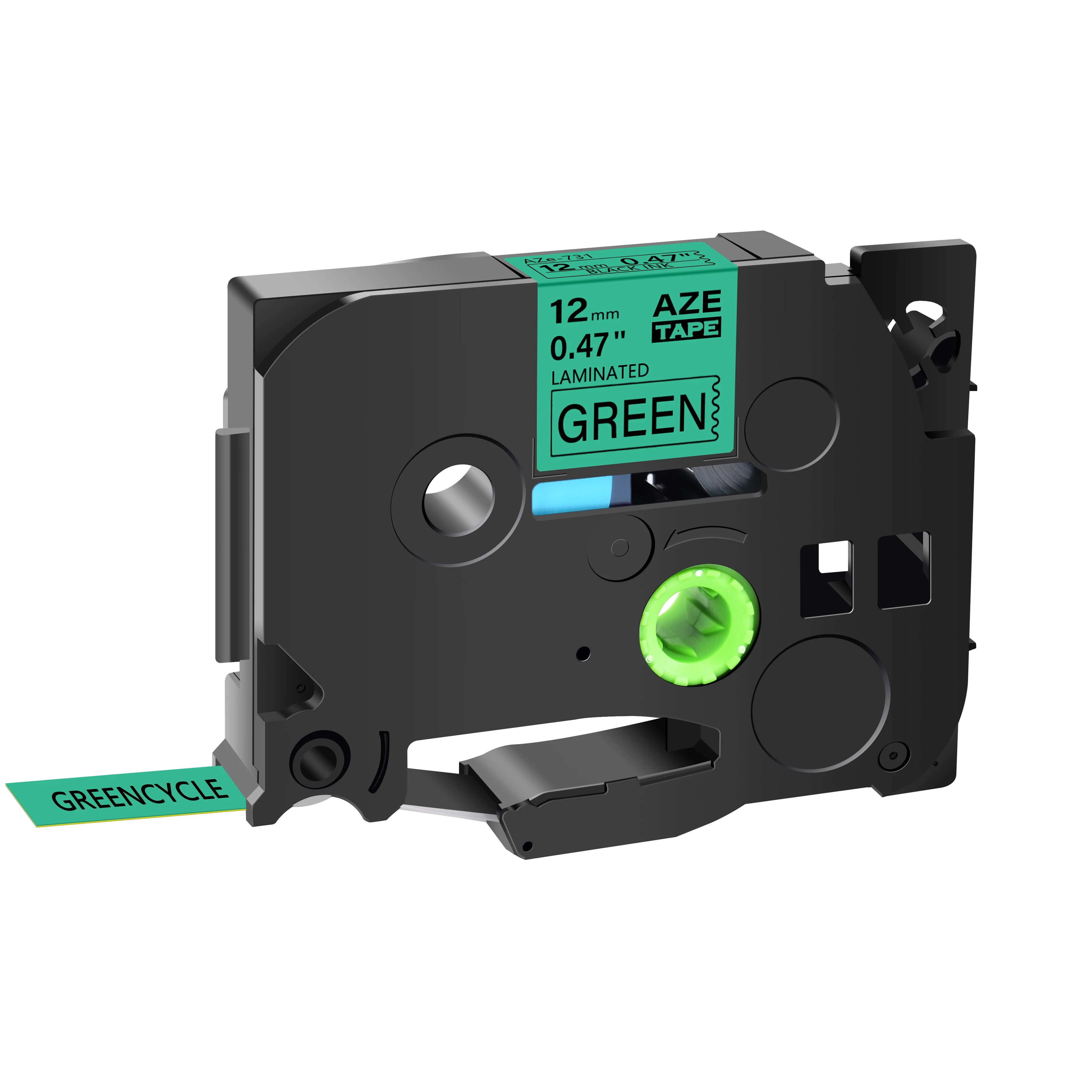 GREENCYCLE 1Pcs 6mm/9mm/12mm 231 Label Tape Compatible for Brother P-Touch Label Maker for TZ TZE 131 231 431 531 631 731 Ribbon