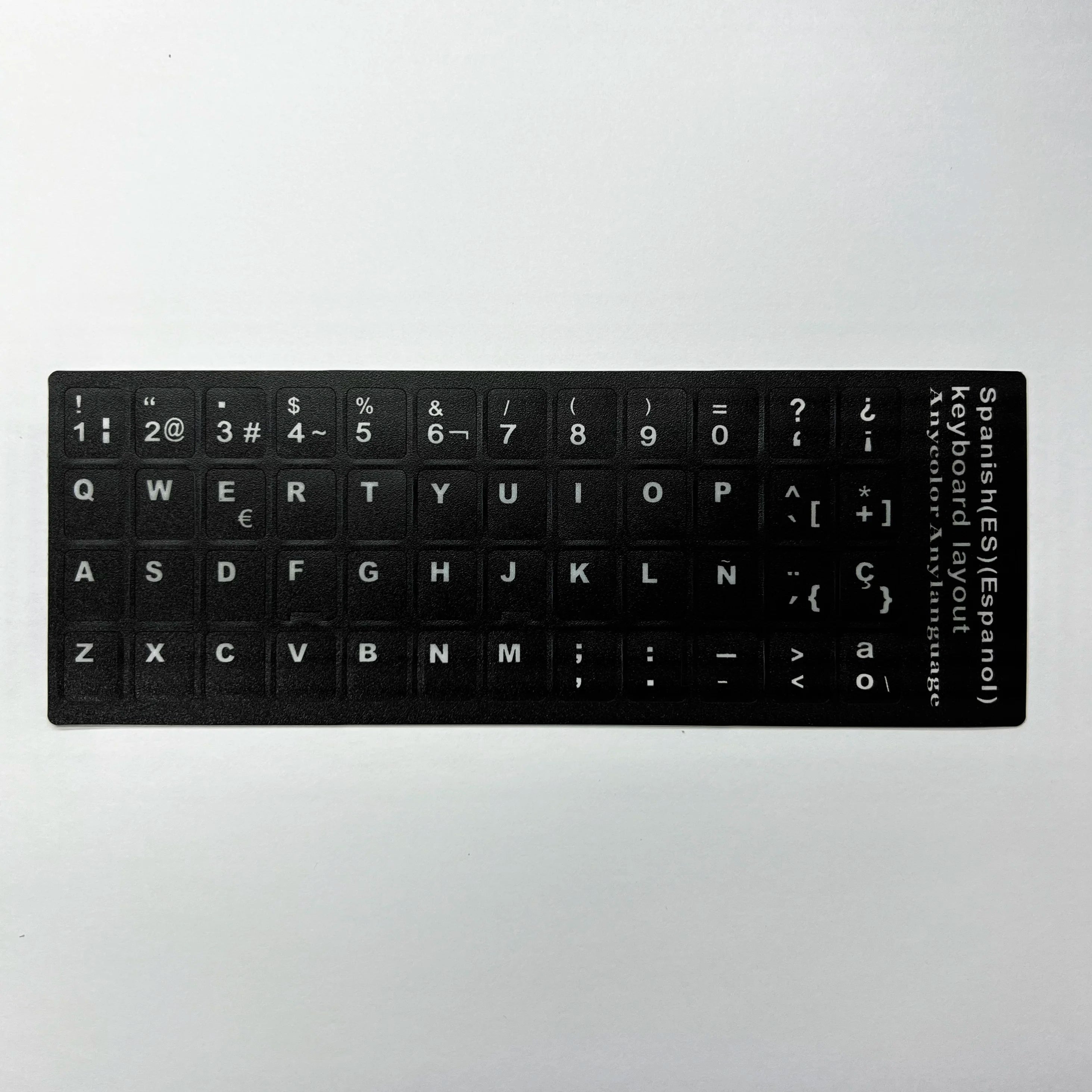 English Spanish Italian Korean French Deutsch Keyboard Stickers Frosted PVC Language Keyboard Sticker For Laptop Desktop PC