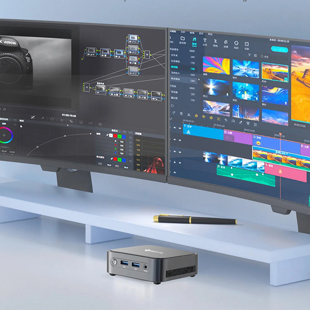 SOYO Mini PC M4 PLUS2 Intel N150 8GB 16GB RAM 256GB 512GB SSD Windows 11 Pro Mini Desktop computer for Home Business Gaming