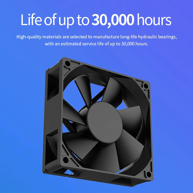 120x120x25mm 80x80x25mm 12V USB Power Cooling Case Fan For Receiver DVR Xbox TV Box Router