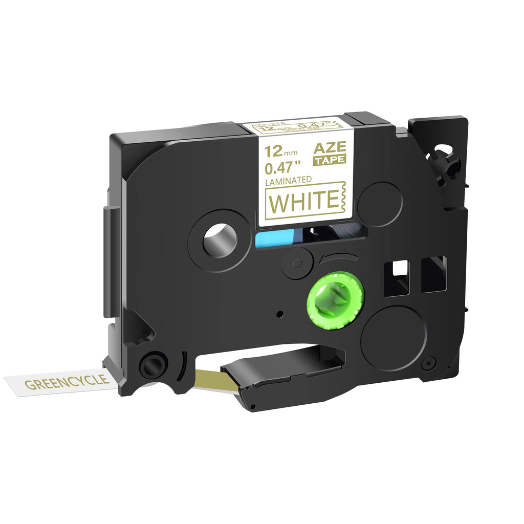 GREENCYCLE 1Pcs 6mm/9mm/12mm 231 Label Tape Compatible for Brother P-Touch Label Maker for TZ TZE 131 231 431 531 631 731 Ribbon