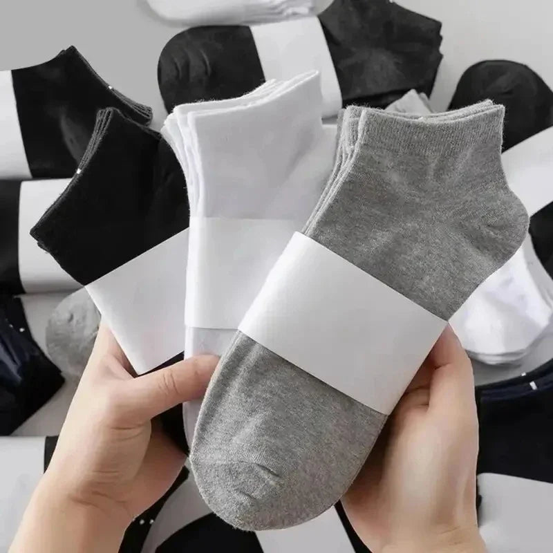 5 10pcs Unisex Comfort Fit Ankle Socks Breathable Lightweight for Sports Daily Wear All Seasons
